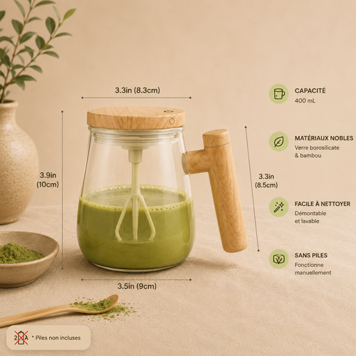 Le Mug MATSUVA™ — L'art du matcha sans effort